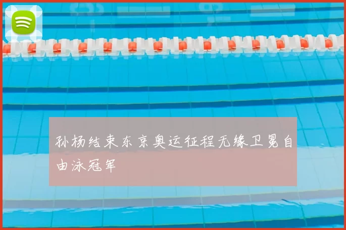 孙杨结束东京奥运征程无缘卫冕自由泳冠军